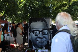 Groupe Socialiste du Parlement de la Fédération Wallonie-Bruxelles - Nos députés sur le terrain - Commémoration Salvador Allende 