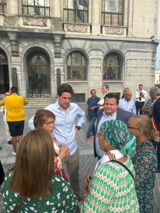 Groupe Socialiste du Parlement de la Fédération Wallonie-Bruxelles - Nos députés sur le terrain - Hommage et recueillement en soutien au victimes du séisme au Maroc