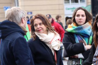 Groupe Socialiste du Parlement de la Fédération Wallonie-Bruxelles - Nos députés sur le terrain - Manifestation de la FEF